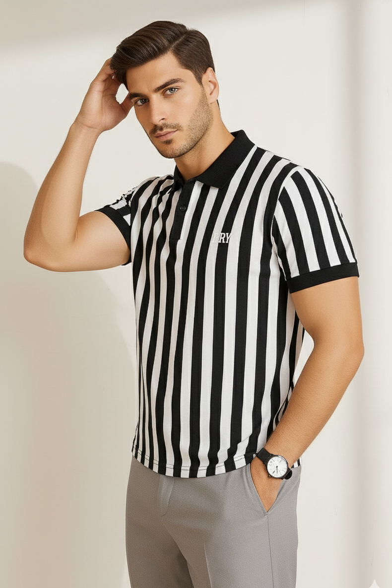 Striped Polo T-Shirt - Pack Of 2 - RR VOGUE