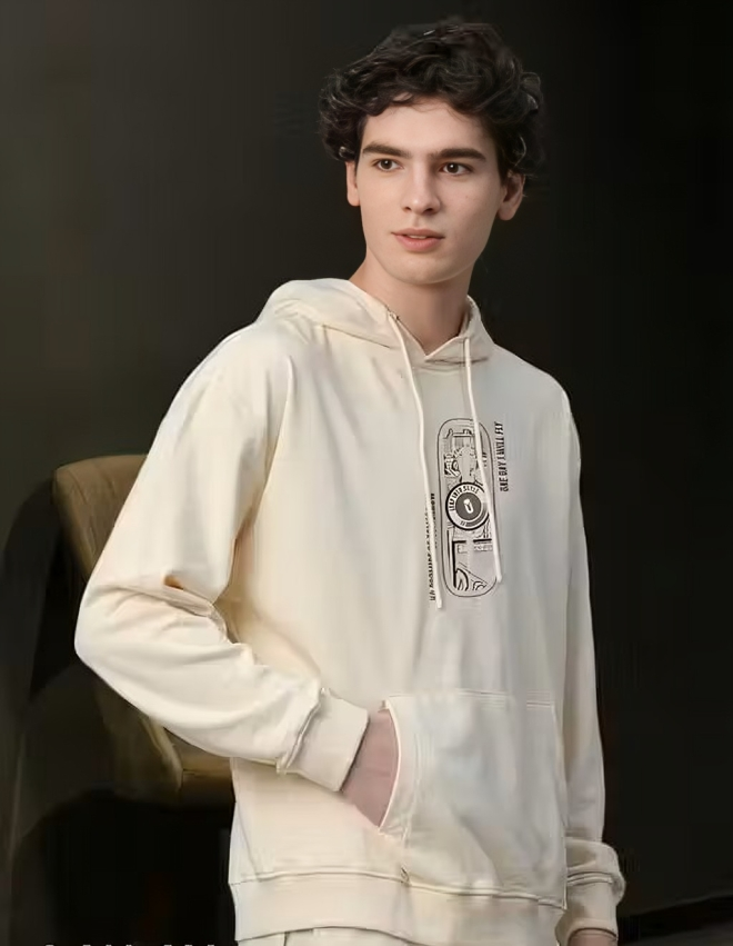 Oversized Fit Printed hoodie