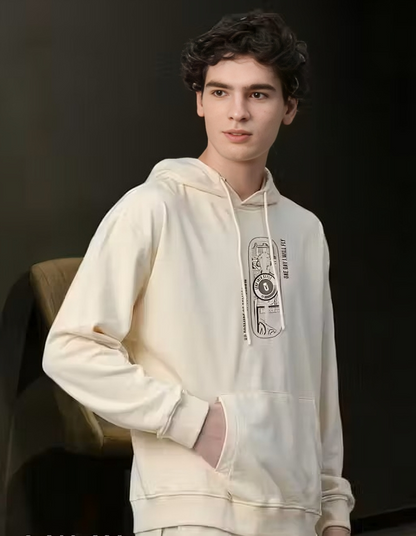 Oversized Fit Printed hoodie