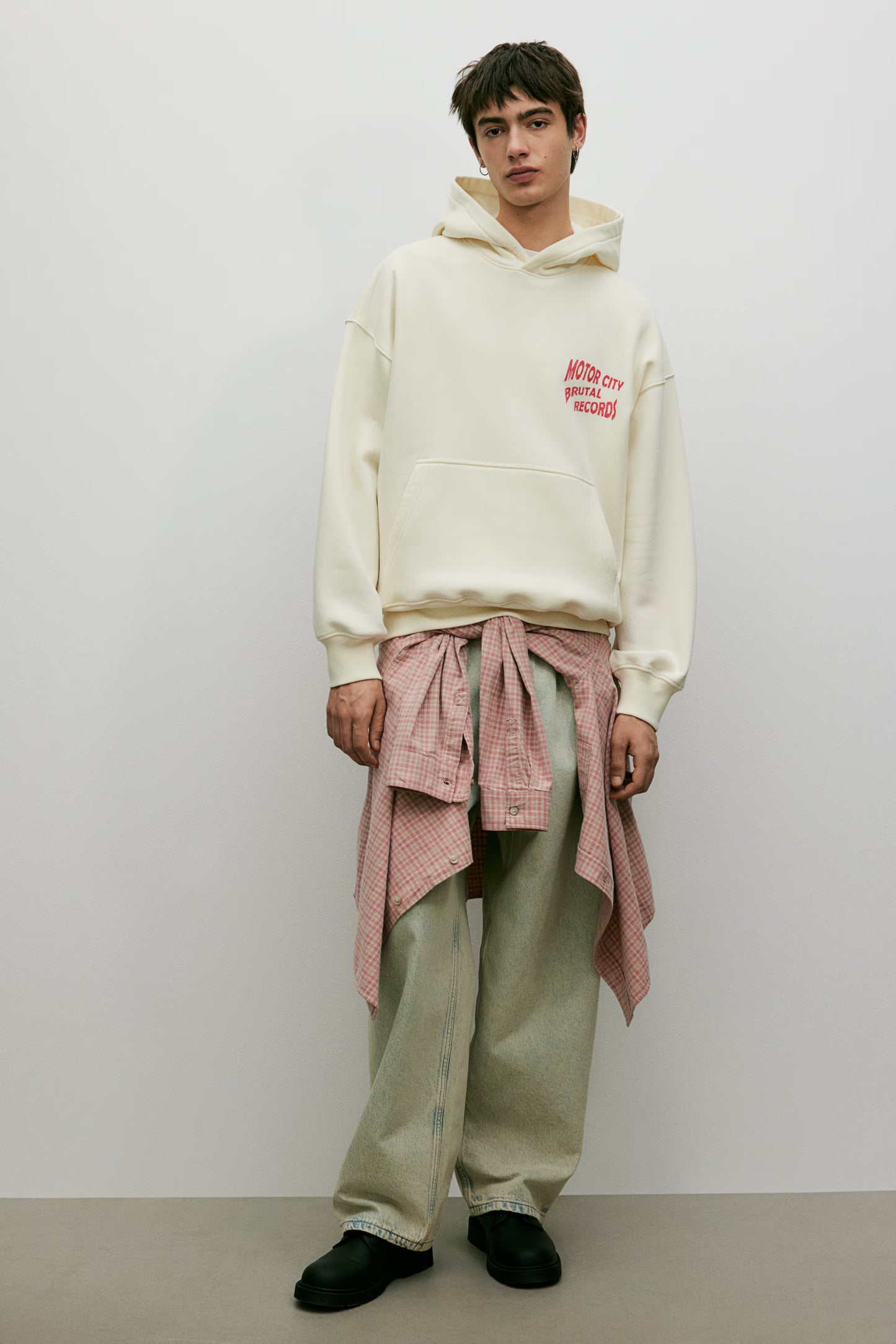 Oversized Fit Printed hoodie