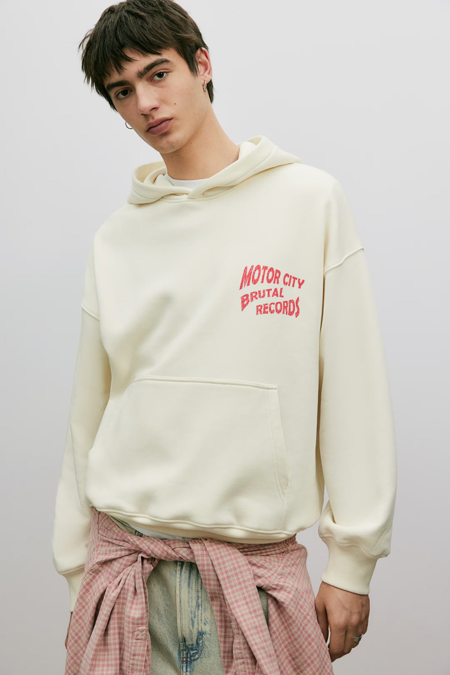 Oversized Fit Printed hoodie