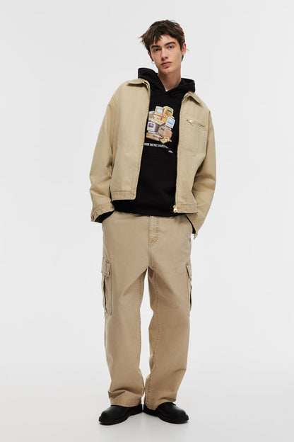 Oversized Fit Printed hoodie