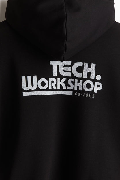 Oversized Fit Printed hoodie