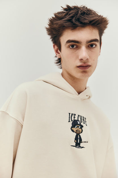 Oversized Fit Printed hoodie