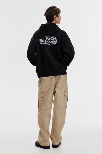 Oversized Fit Printed hoodie