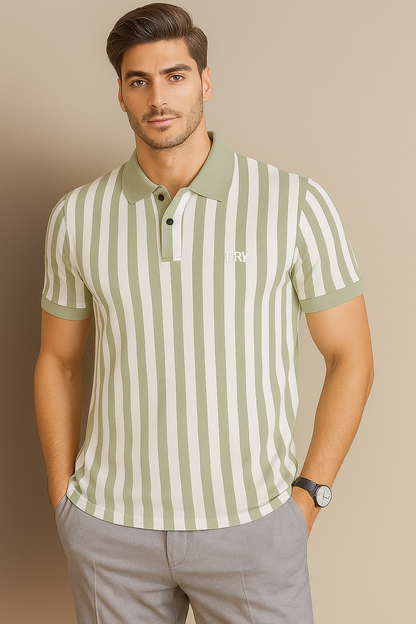 Striped Polo T-Shirt - Pack Of 2 - RR VOGUE