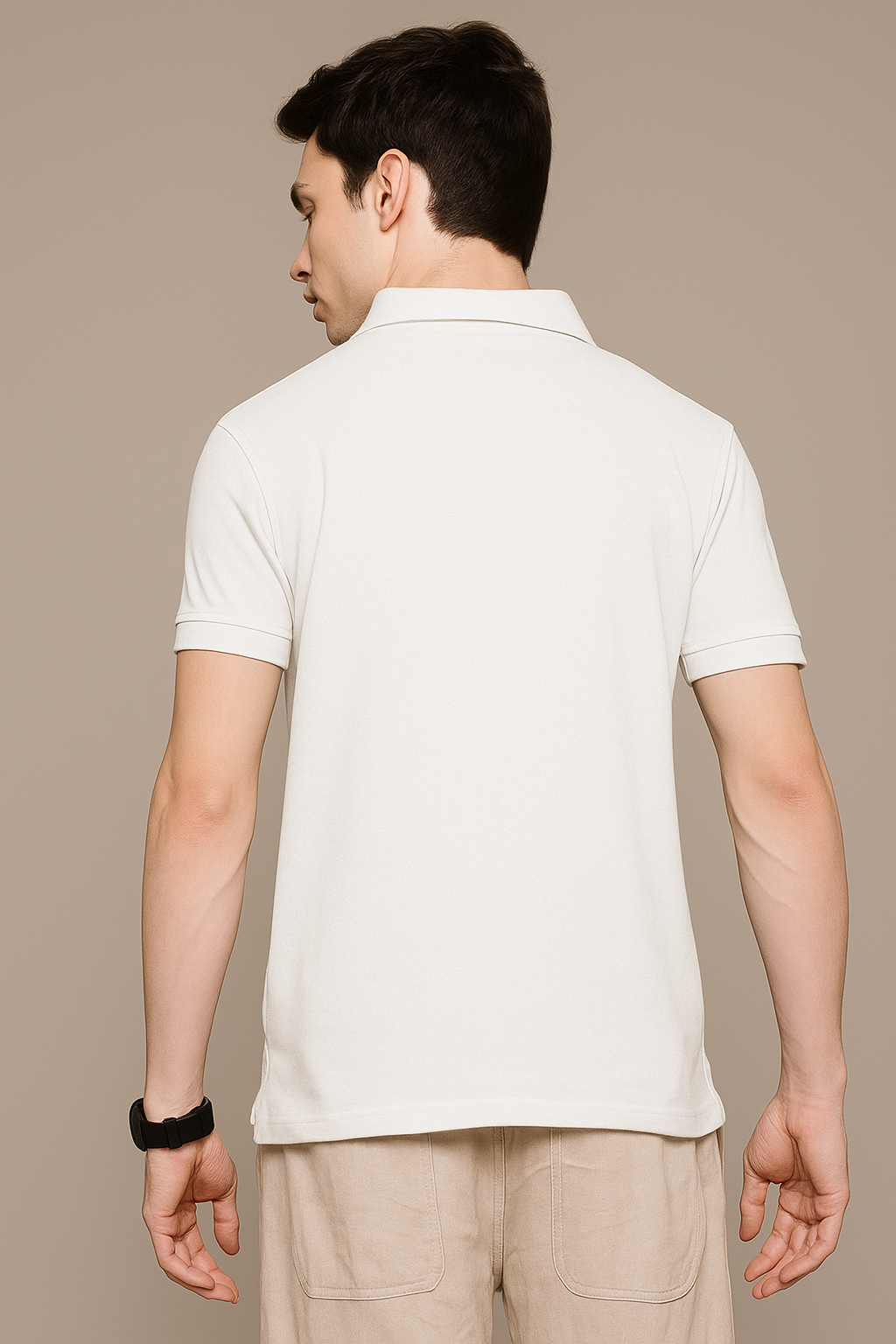Polo T-Shirt for Men- White - RR VOGUE