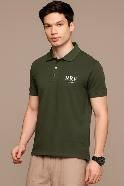 Polo T-Shirt for Men – Olive - RR VOGUE