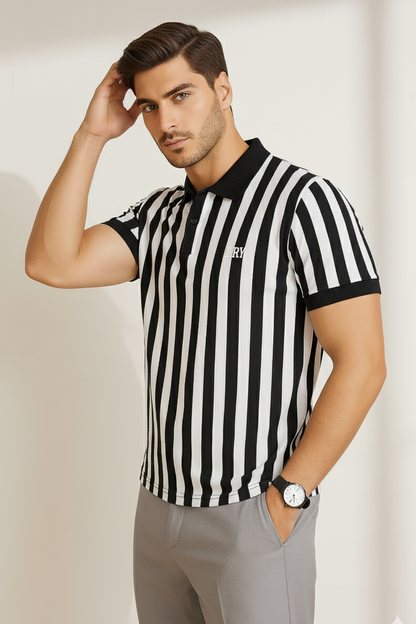 Striped Polo T-Shirt - Pack Of 2 - RR VOGUE