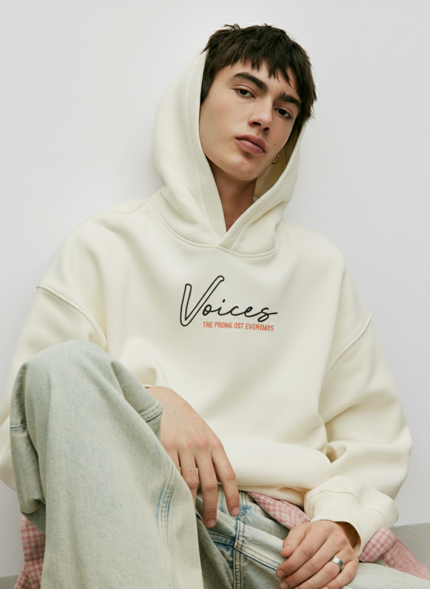 Oversized Fit Printed hoodie