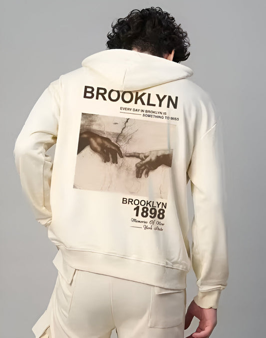 Oversized Fit Printed hoodie