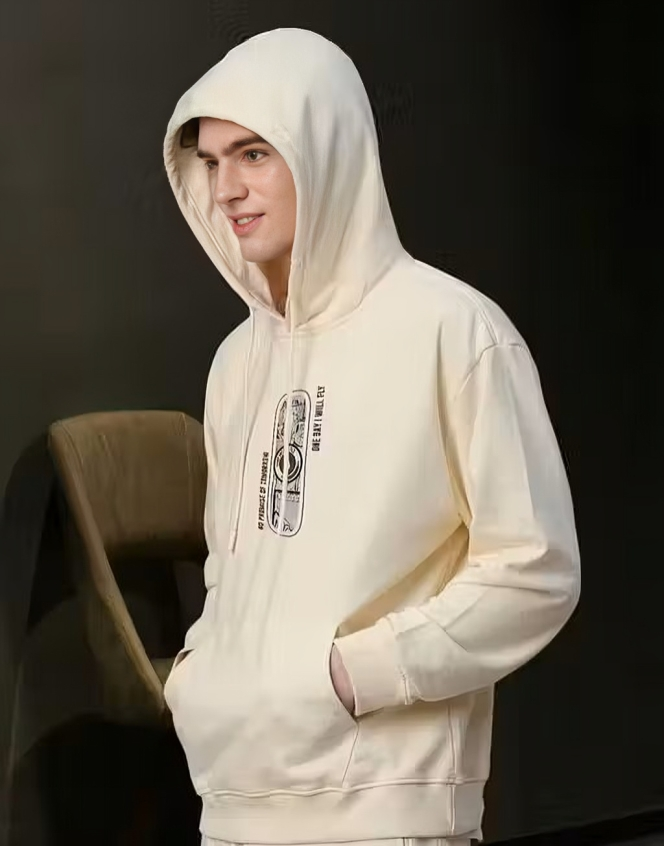 Oversized Fit Printed hoodie