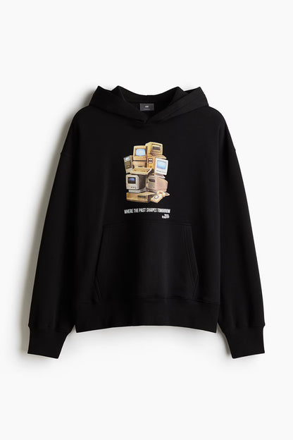 Oversized Fit Printed hoodie