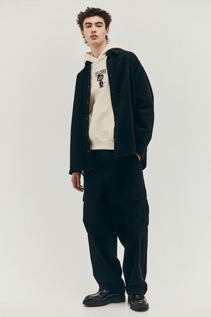 Oversized Fit Printed hoodie