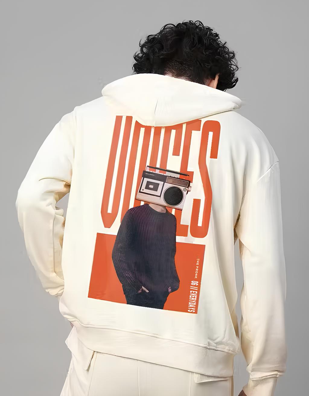Oversized Fit Printed hoodie