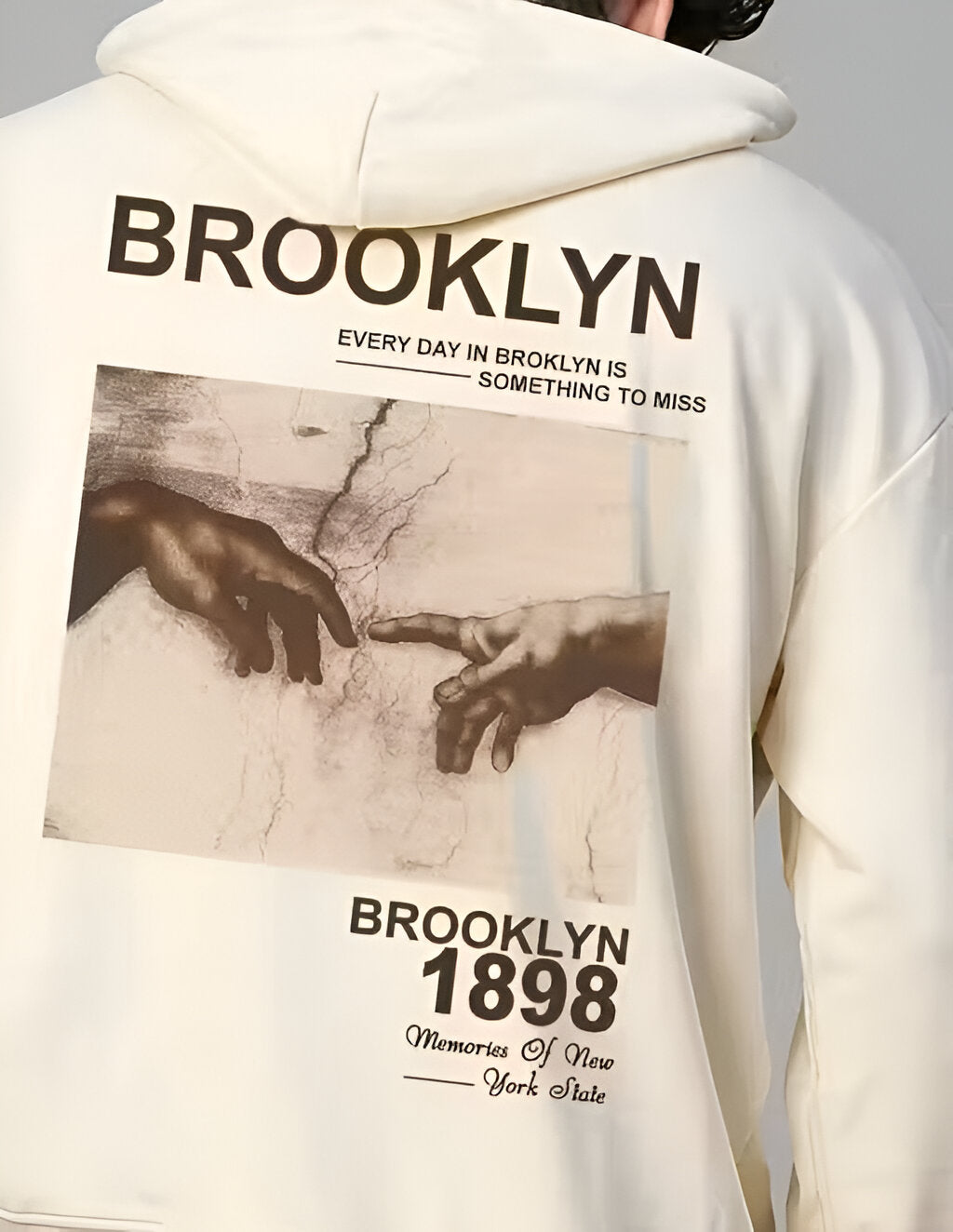 Oversized Fit Printed hoodie