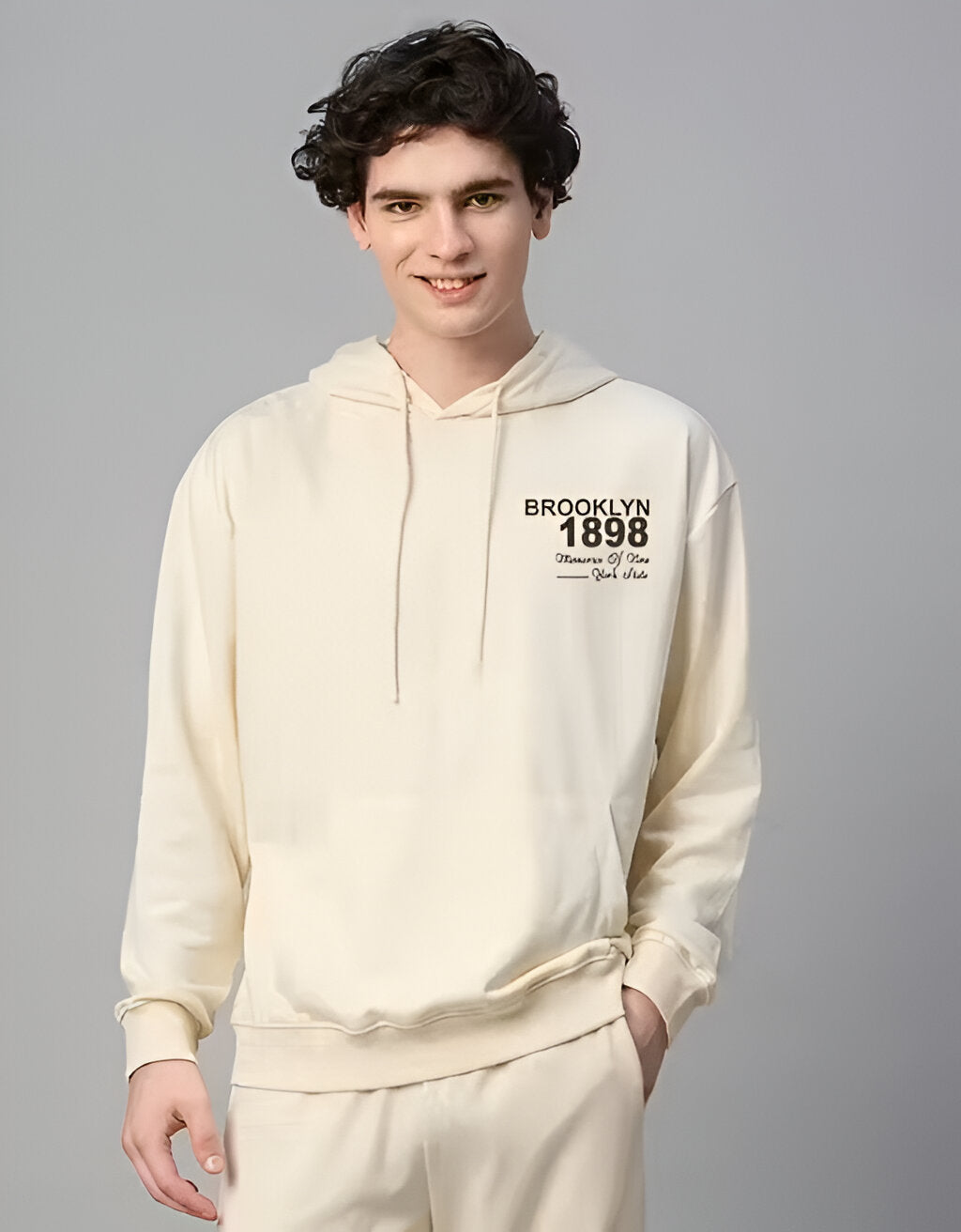 Oversized Fit Printed hoodie